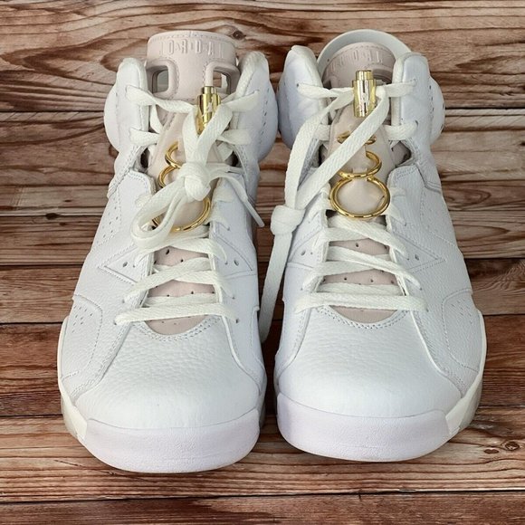 womens jordan retro 6 gold hoops